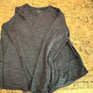 Tek Gear Striped Long Sleeve workout shirt Shirt